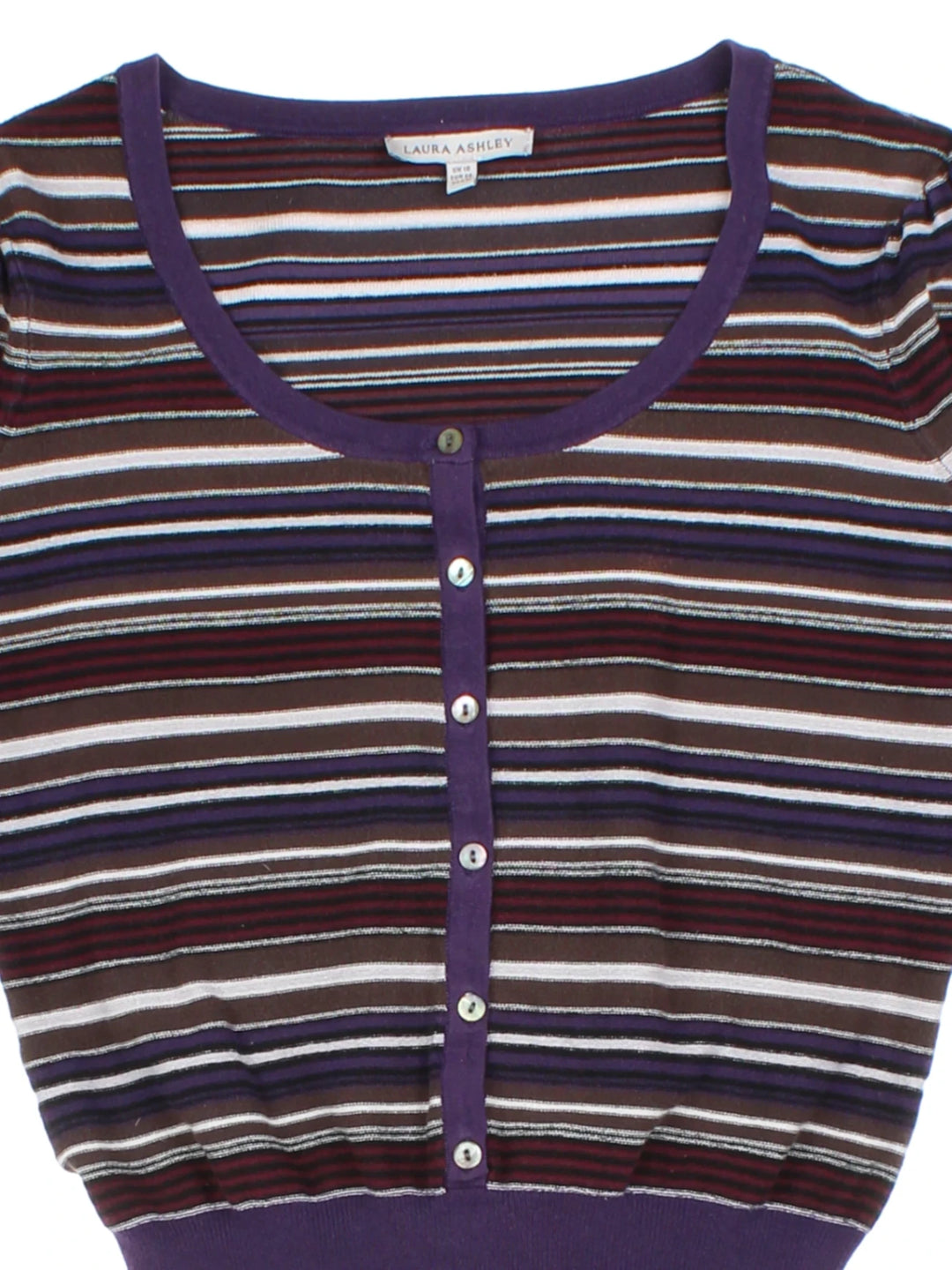 Laura Ashely Purple Cardigan (Size XS)