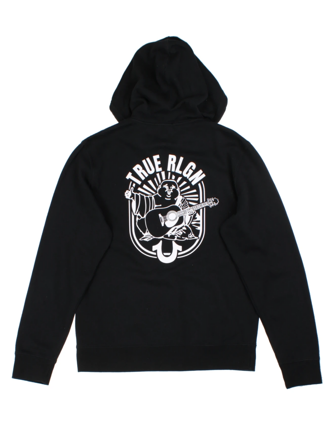 True Religion Black Zip Hoodie(Size L)