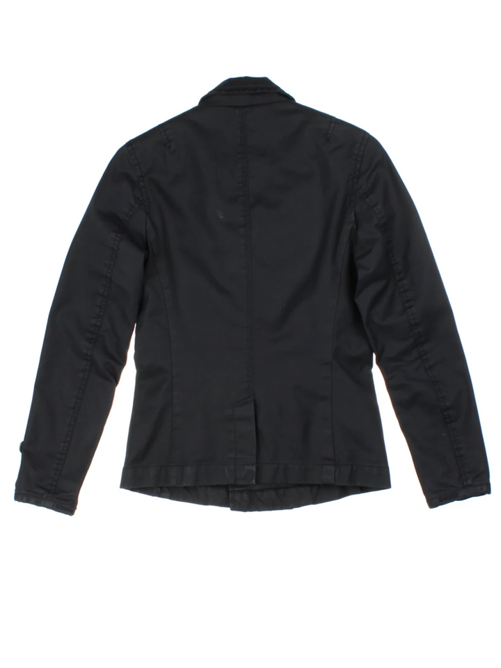 Y2K Black Double Breasted Jacket (Size XS)