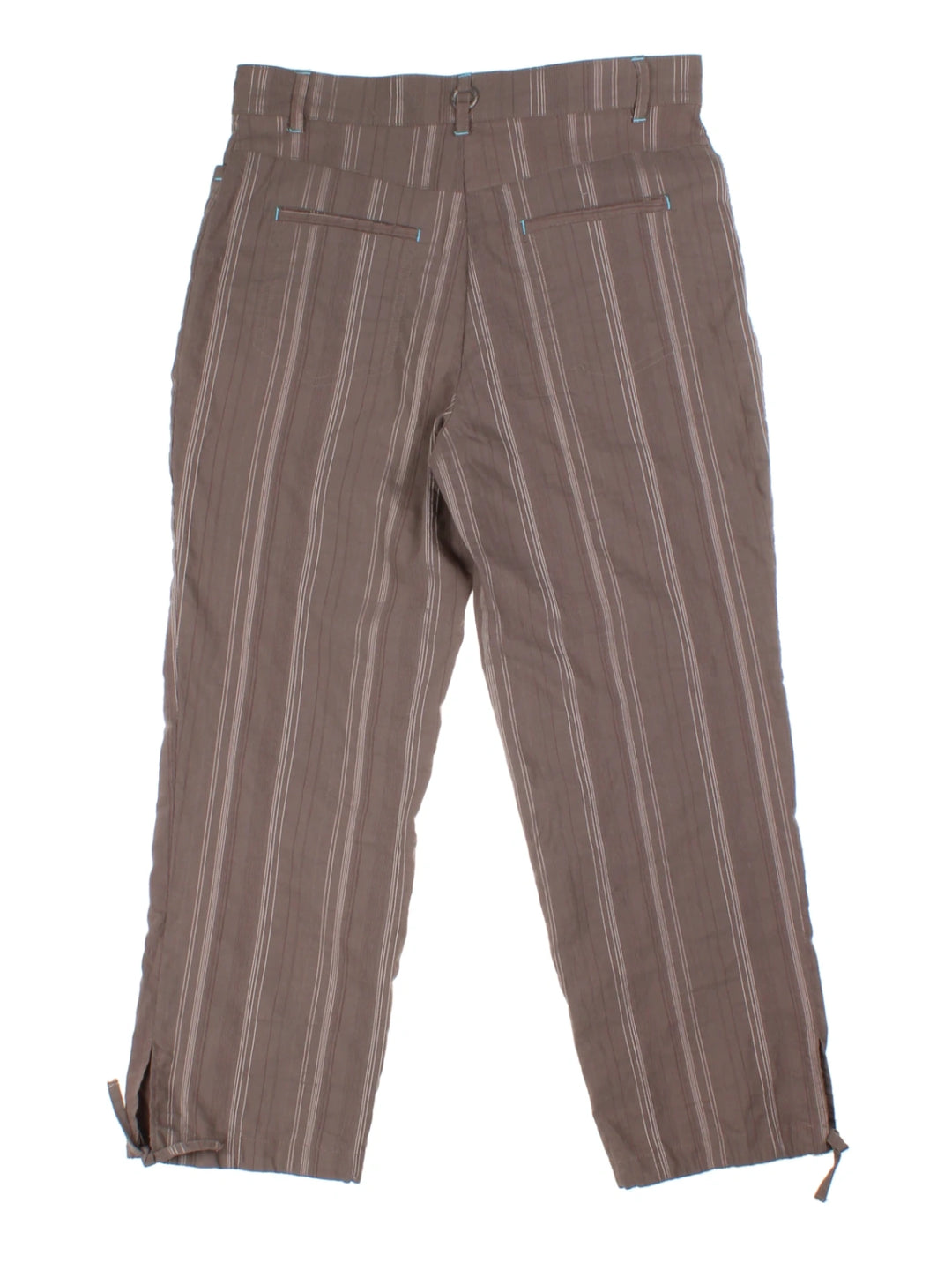 Y2K Affinites Brown Pinstripe 3-Piece Co-ord (Size M)