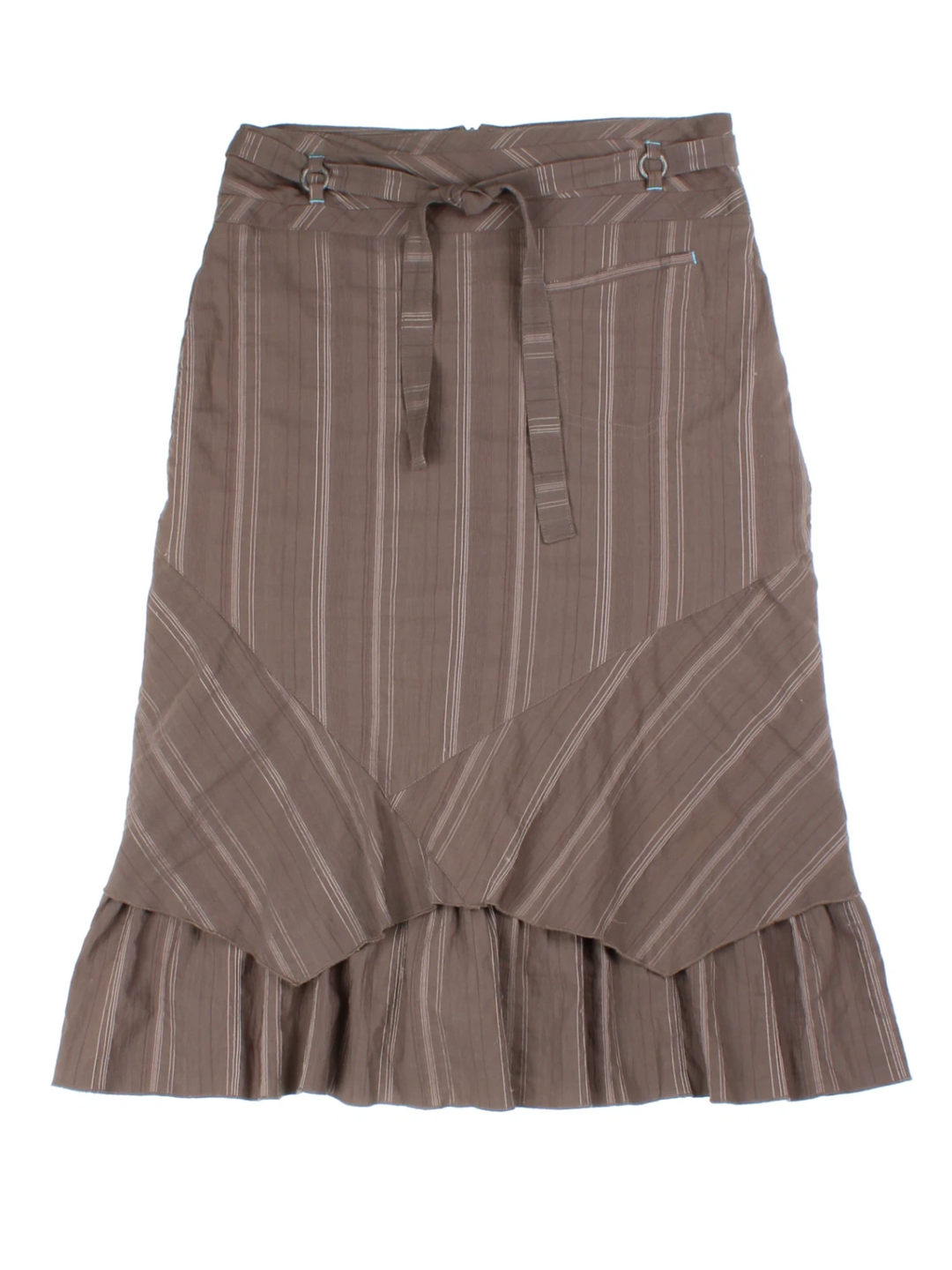 Y2K Affinites Brown Pinstripe 3-Piece Co-ord (Size M)