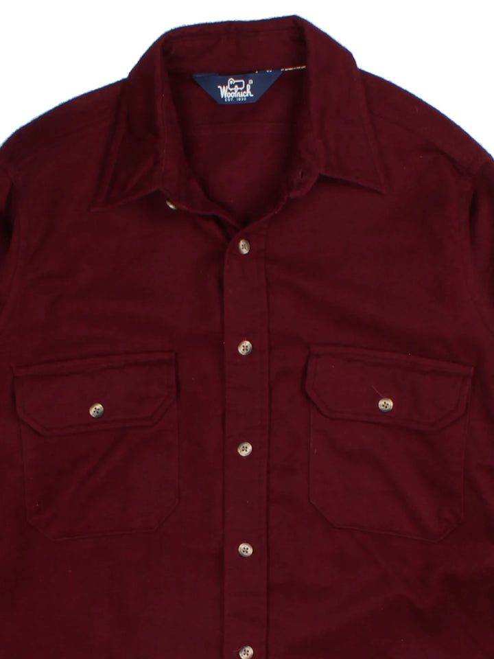 Woolrich Burgundy Shirt (Size M)