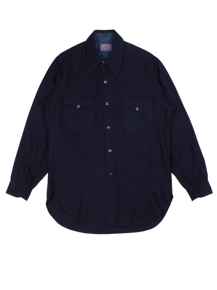 Pendleton Navy Double Flap Pocket Shirt (Size L)