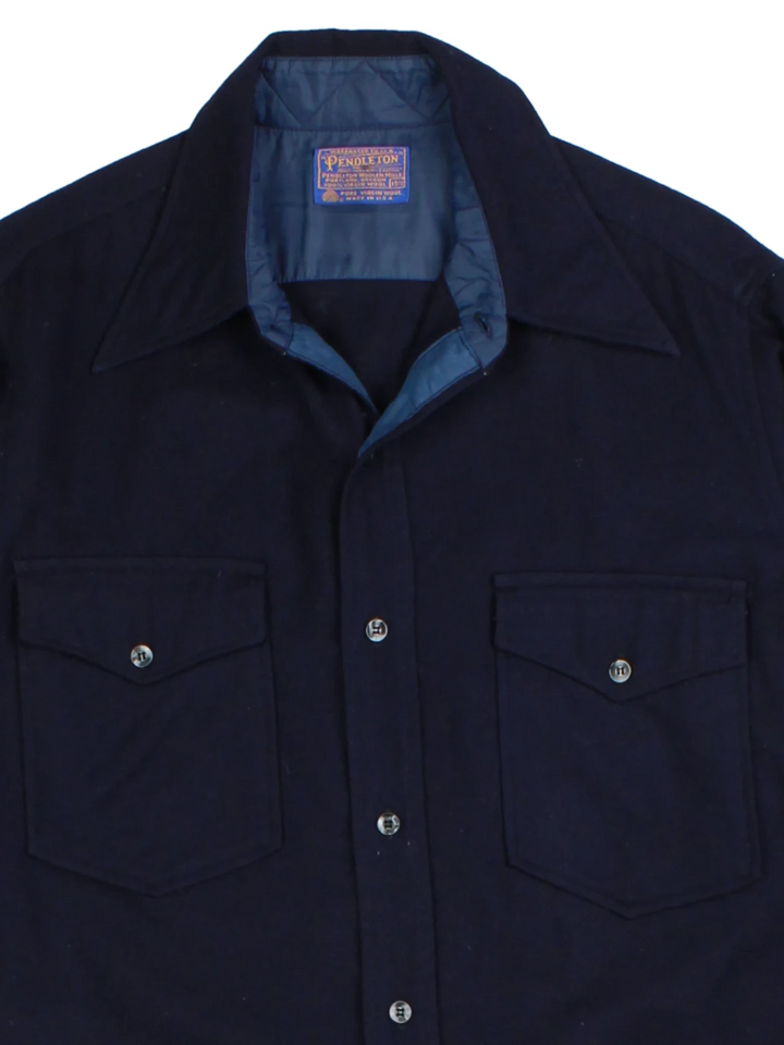 Pendleton Navy Double Flap Pocket Shirt (Size L)