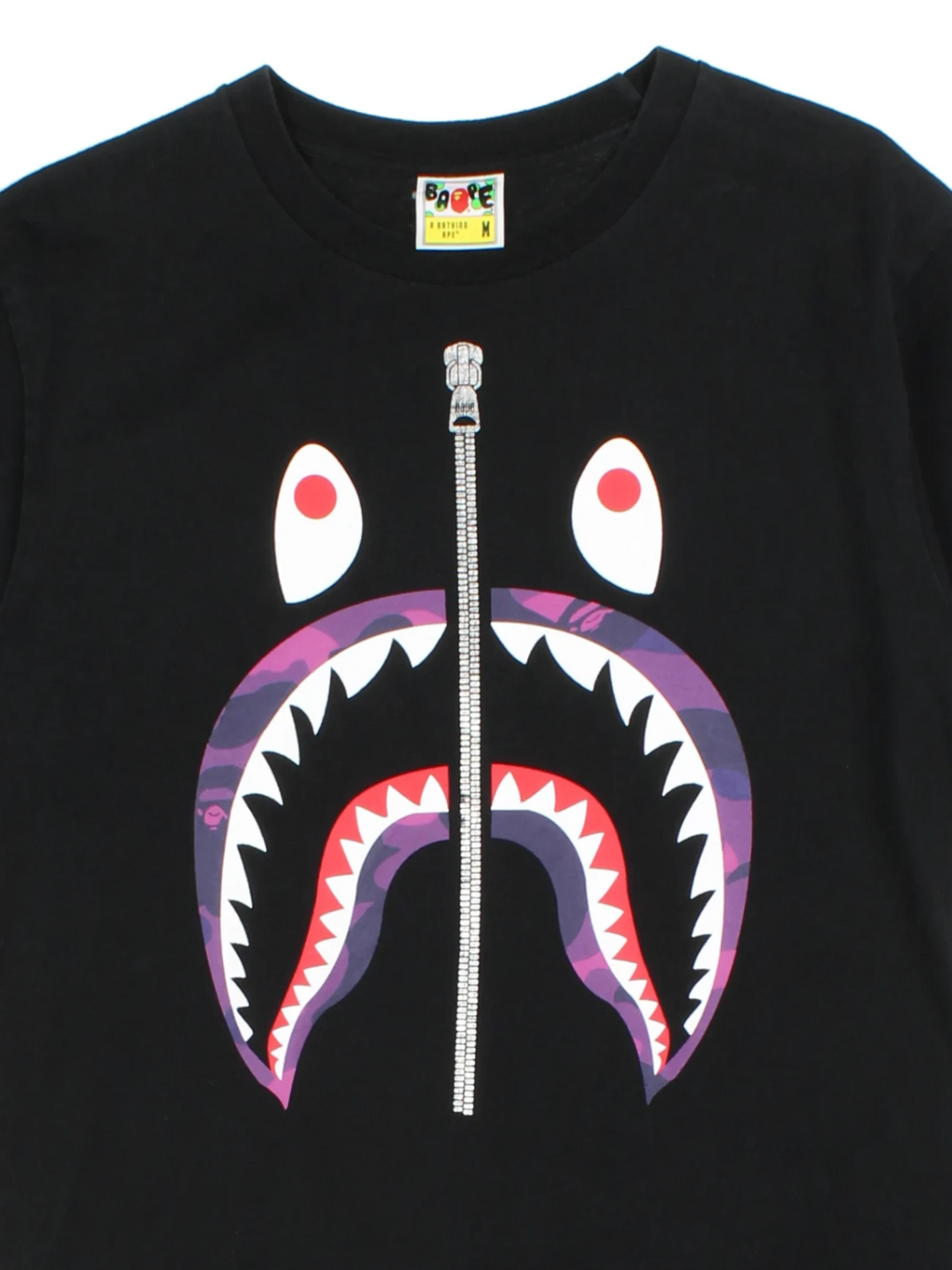 Bape Black Printed T-Shirt (Size M)