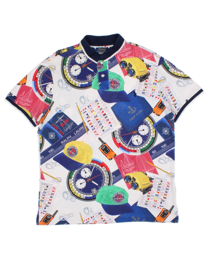 Polo Ralph Lauren Oceans Challenge Yacht Club Polo Shirt (Size L)