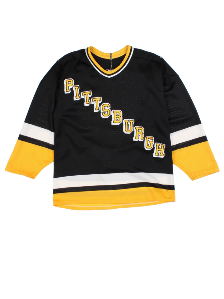 Pittsburgh Penguins Black NHL Ice Hockey Jersey (Size M)