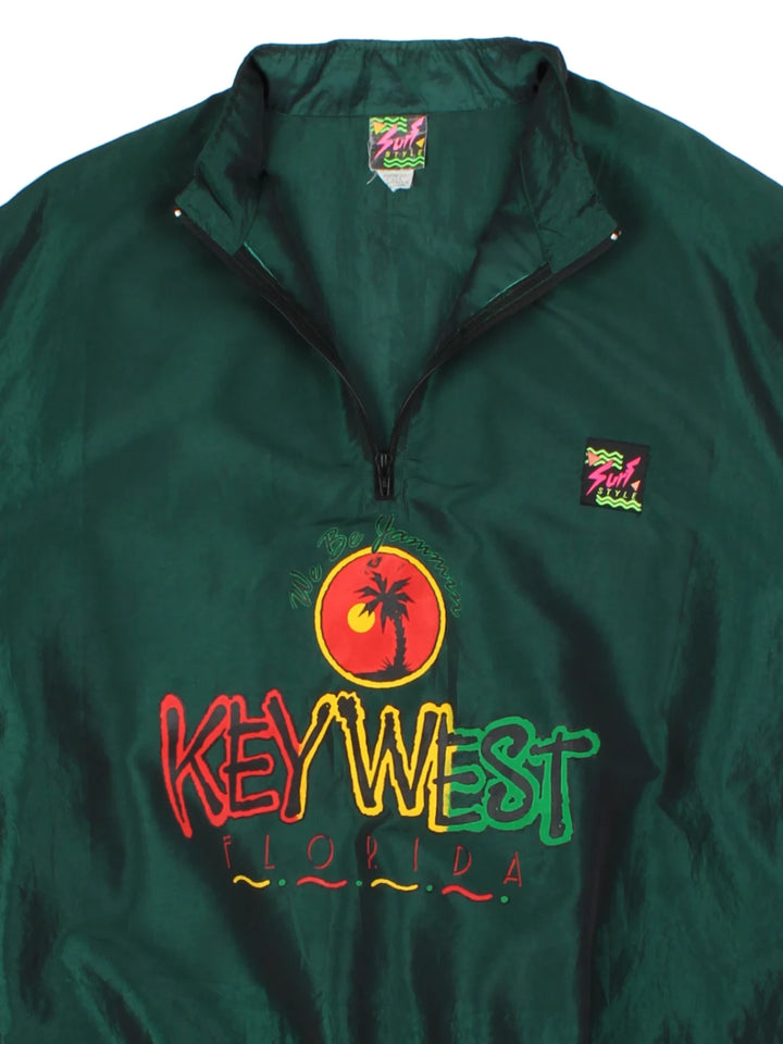 Vintage Green Windbreaker (Size XXL)