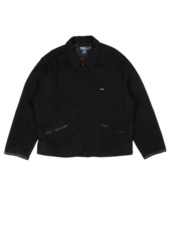 Ralph Lauren Black Harrington Jacket (Size XL)