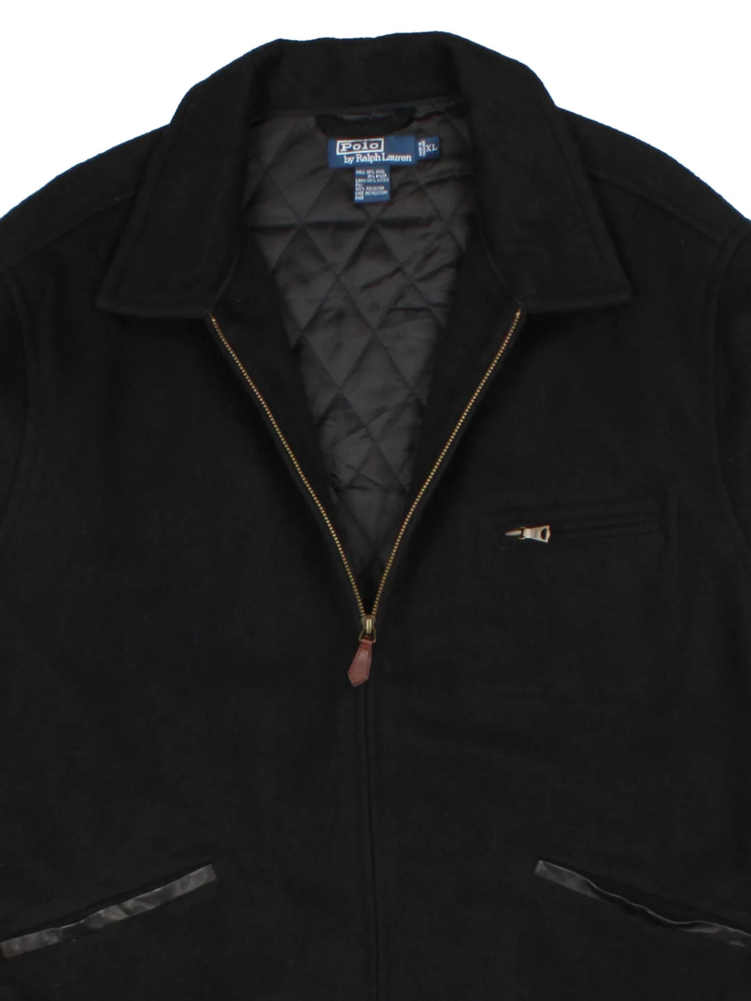 Ralph Lauren Black Harrington Jacket (Size XL)