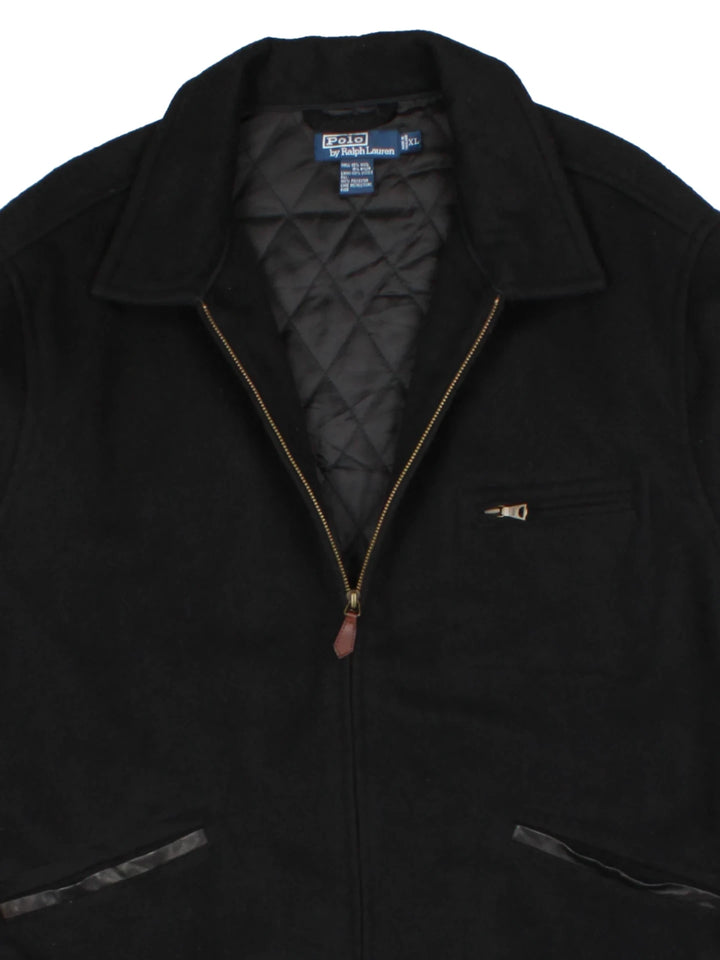 Ralph Lauren Black Harrington Jacket (Size XL)