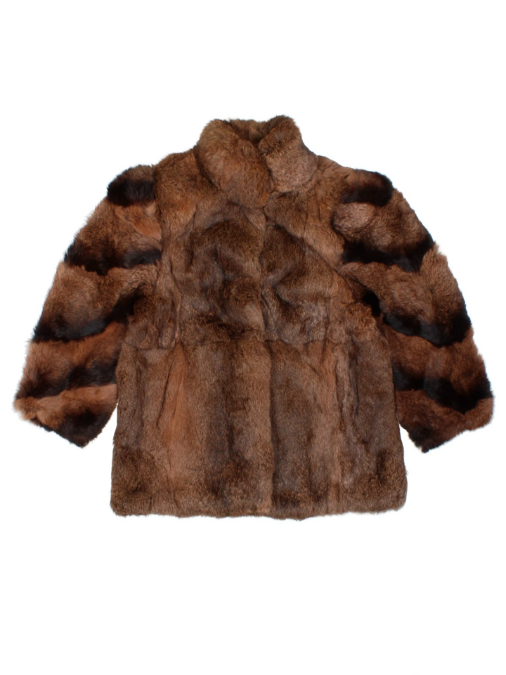Polo Norte Brown Fur Jacket (Size L)