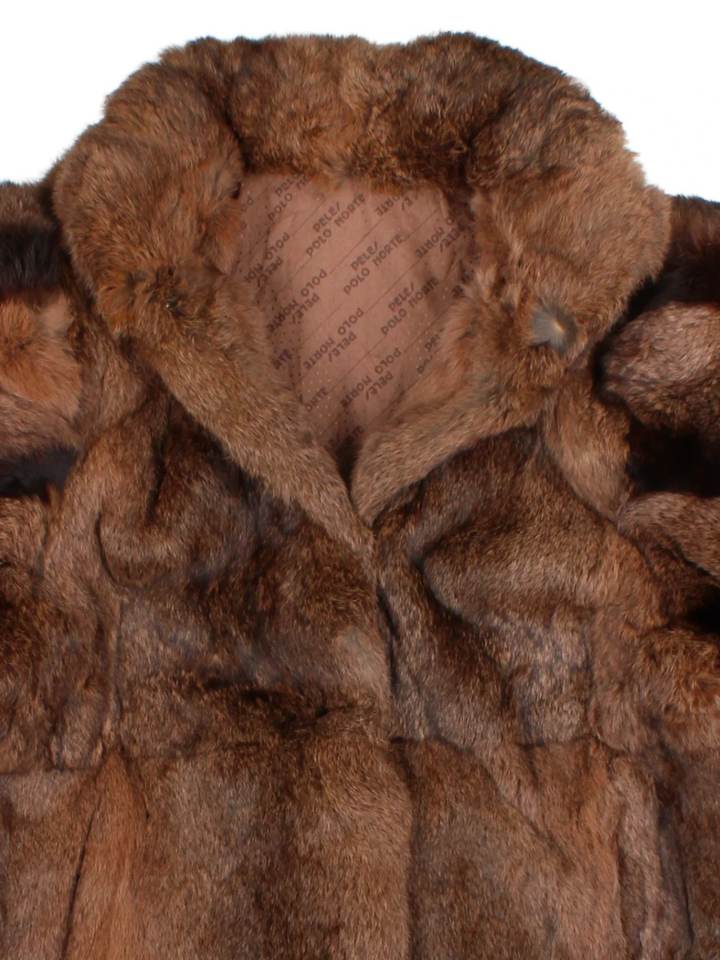 Polo Norte Brown Fur Jacket (Size L)