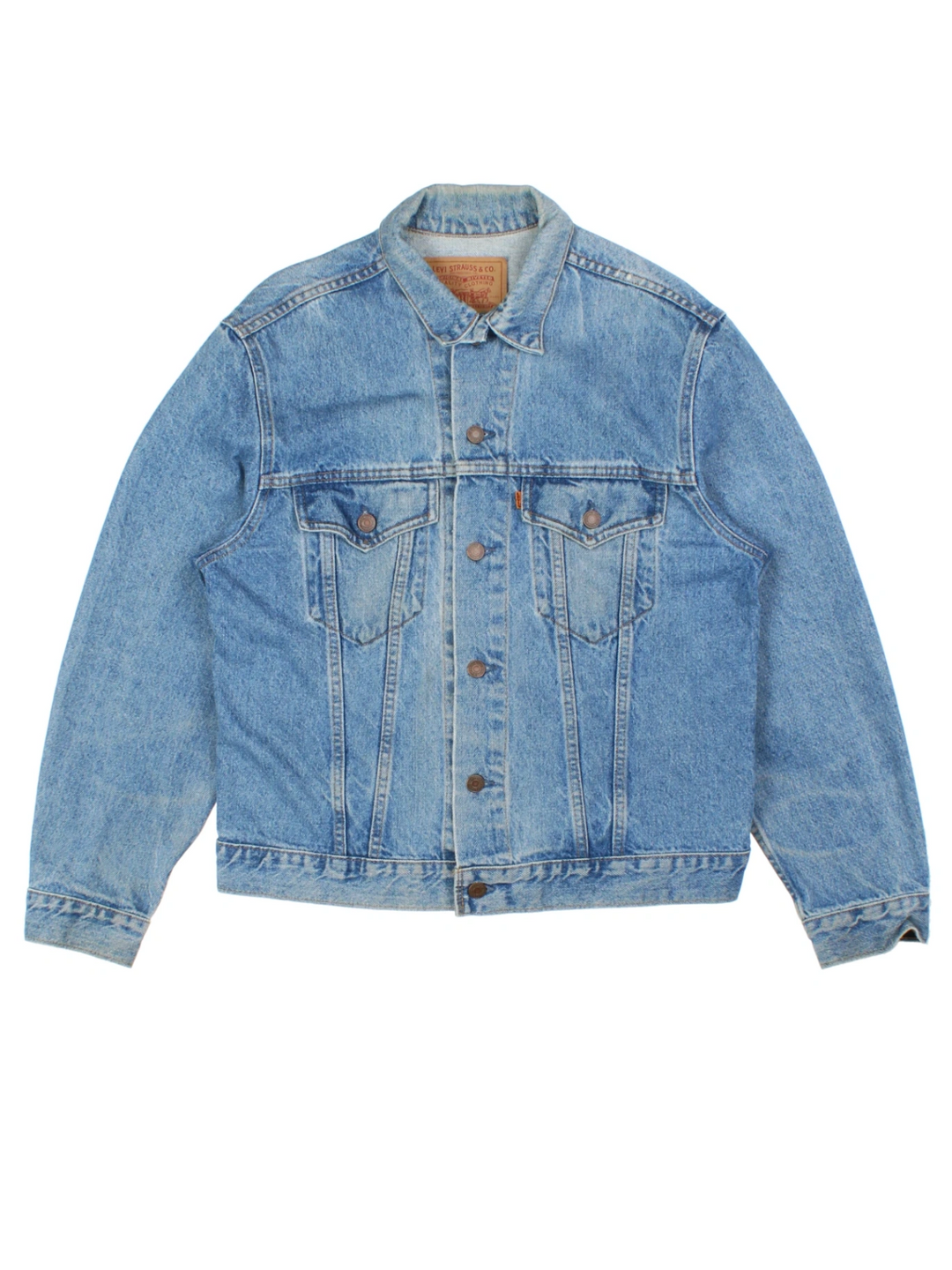 Levi Strauss Blue Denim Trucker Jacket (Size M)