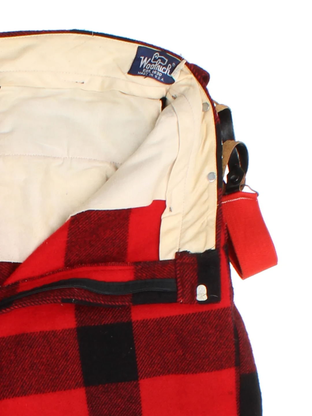 60s Woolrich Red Checked Breeches (Size XXXL)