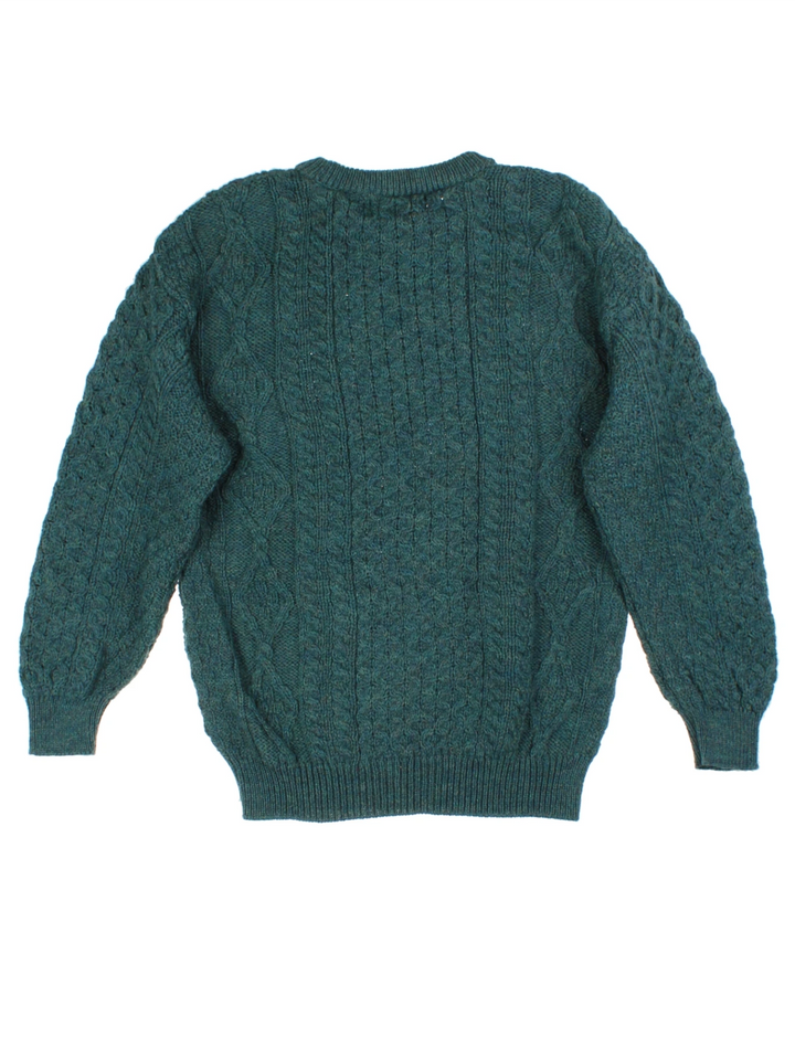 Arans Craft Traditional Cable Knit Jumper (Size L)