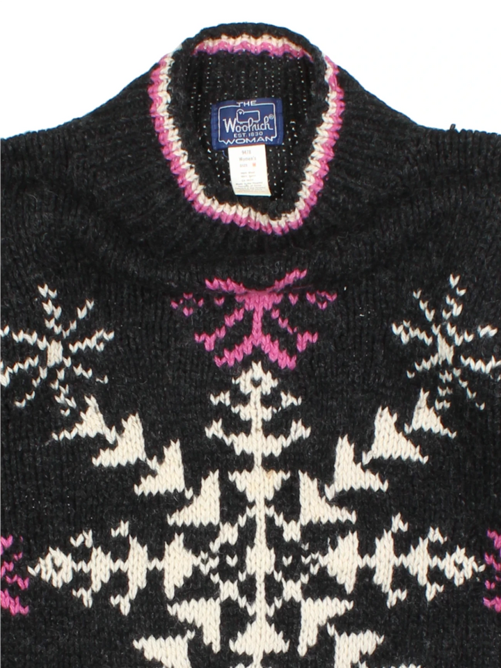 Woolrich Snowflake High Neck Jumper (Size M)