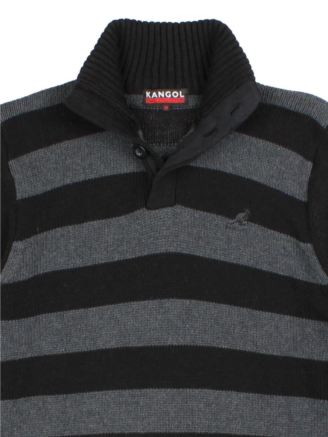 Kangol Button Up Turtle Neck Jumper (Size M)