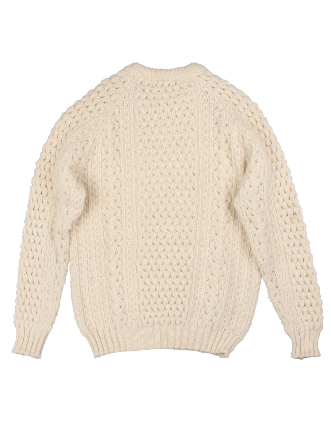 Aran Traditional Fisherman Jumper (Size L)