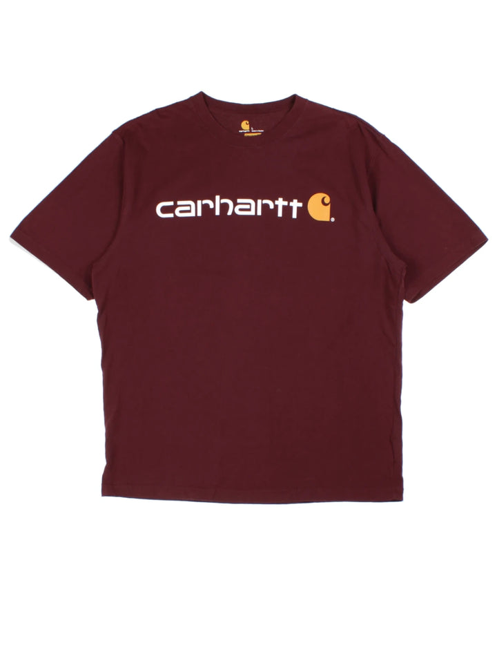 Carhartt Red Delmont Graphic T-Shirt (Size L)