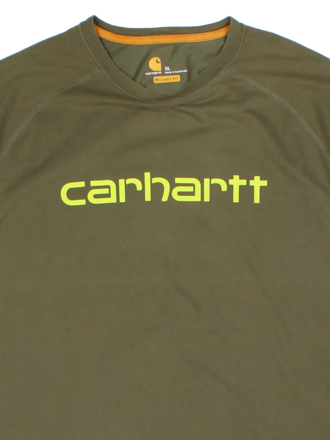 Carhartt Delmont Green T-Shirt (Size XL)