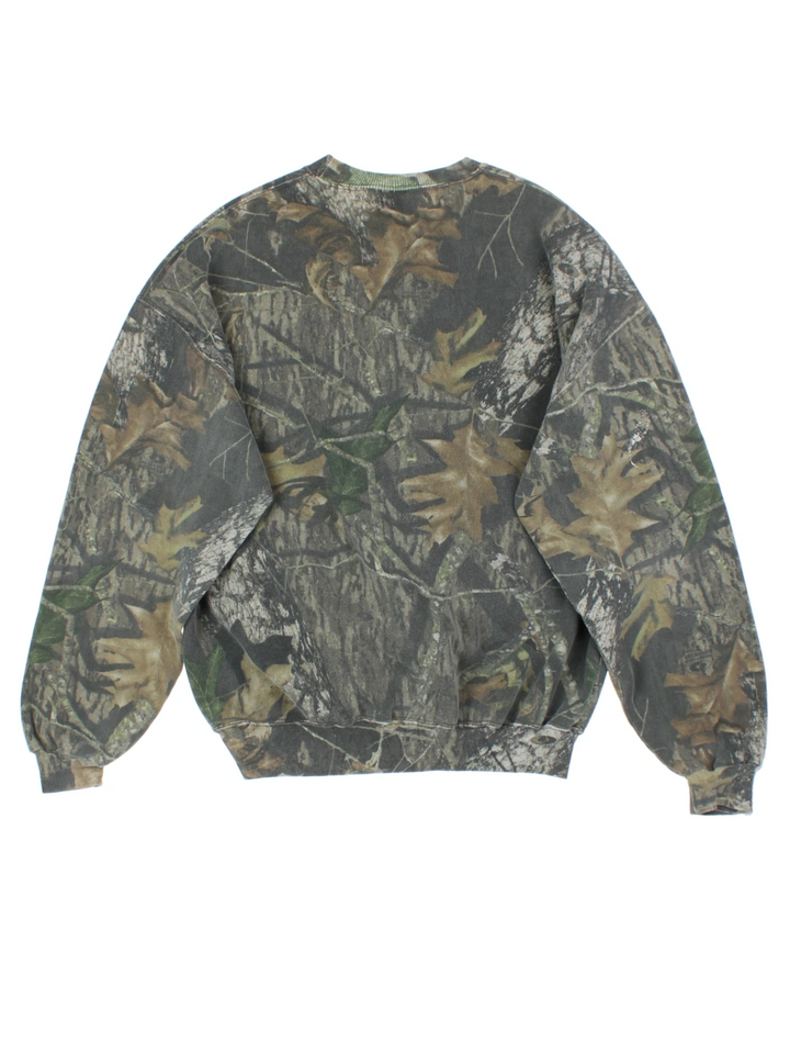Mossy Oak Green Camo Sweatshirt (Size XL)