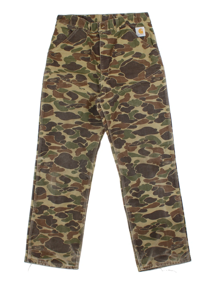 Carhartt Green Duck Hunter Camouflage Trousers (Size M)