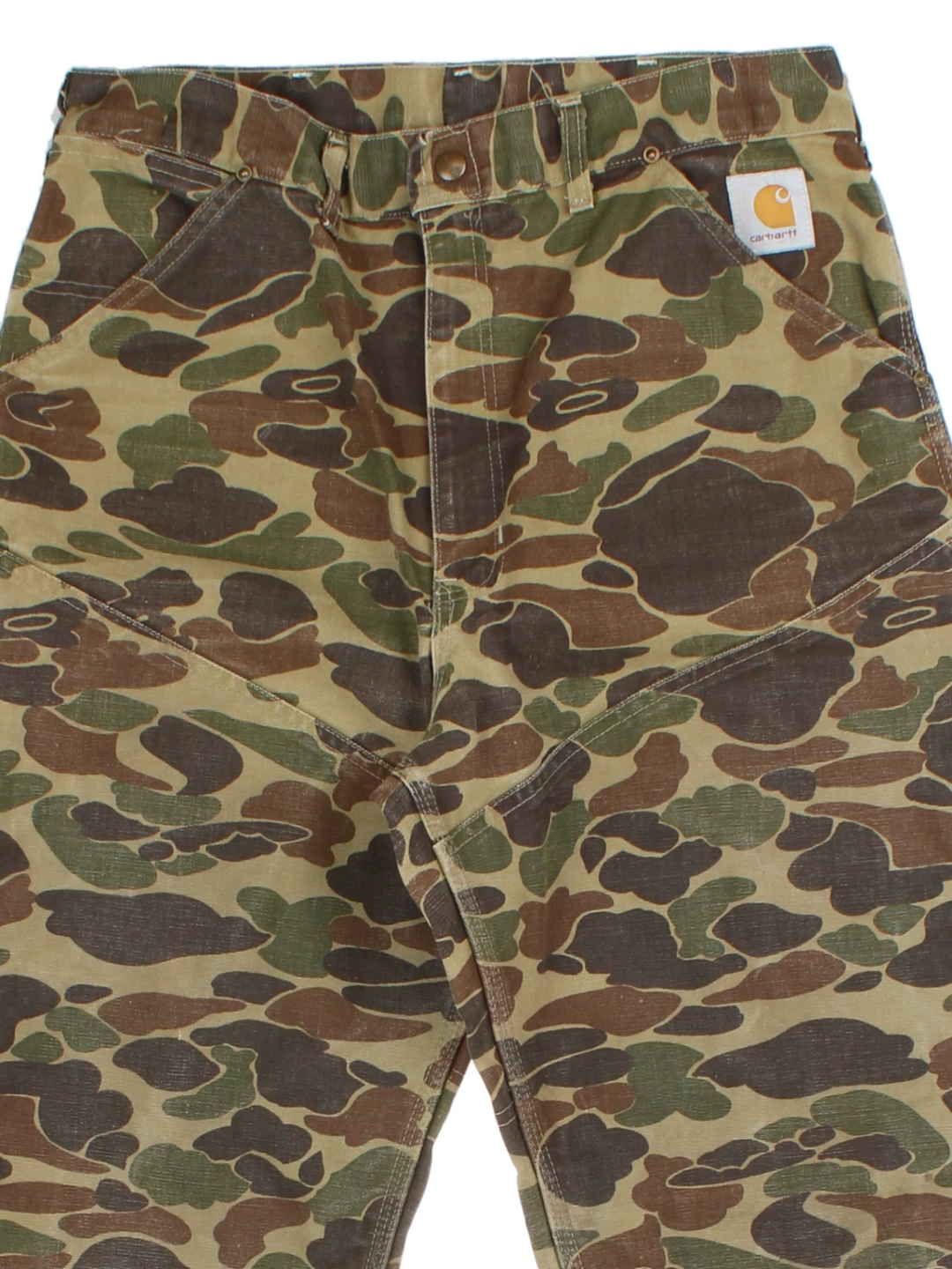 Carhartt Green Duck Hunter Camouflage Trousers (Size M)