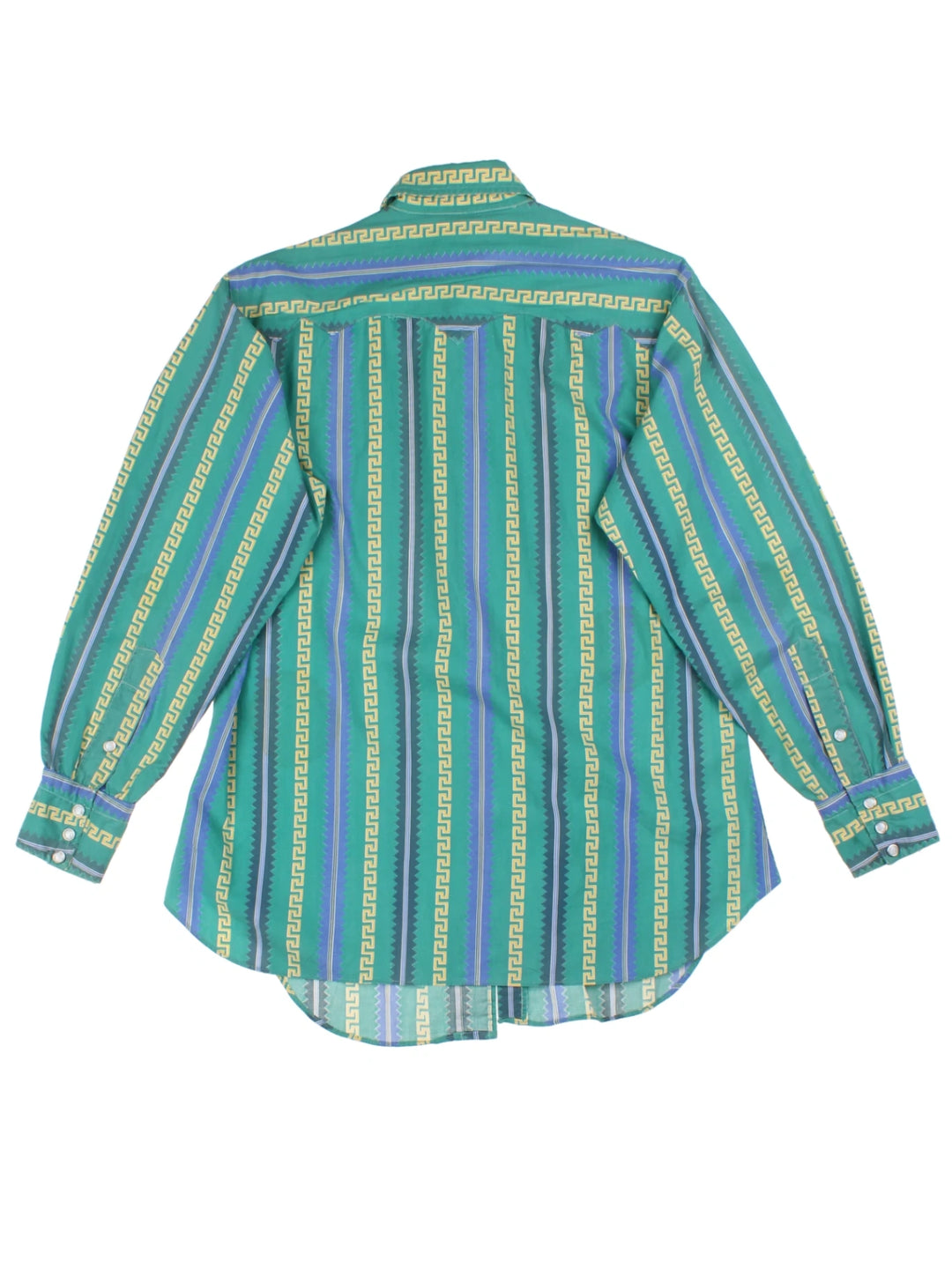 Wrangler Green Aztec Shirt (Size L)
