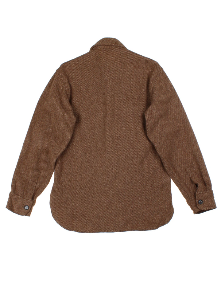 70s Woolrich Brown CPO Shirt (Size M)