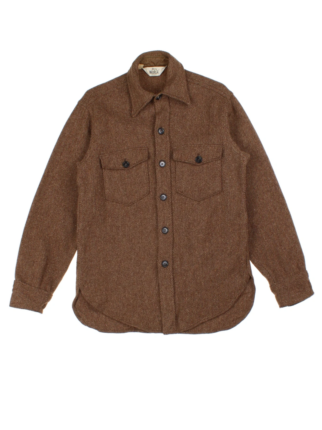 70s Woolrich Brown CPO Shirt (Size M)