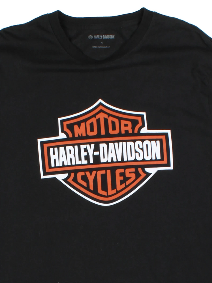 Harley-Davidson Black Graphic Long Sleeve T-Shirt (Size XL)
