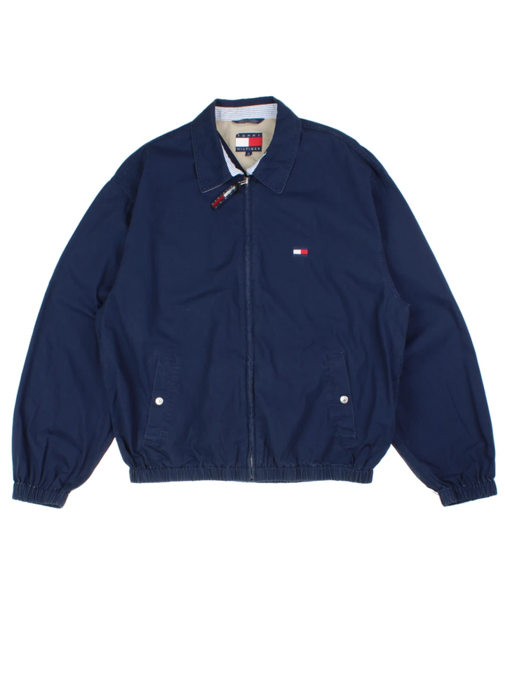 Tommy Hilfiger Navy Harrington Jacket (Size M)
