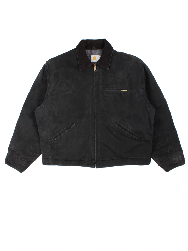 Carhartt Black Blanket Lined Detroit Jacket (Size XXL)
