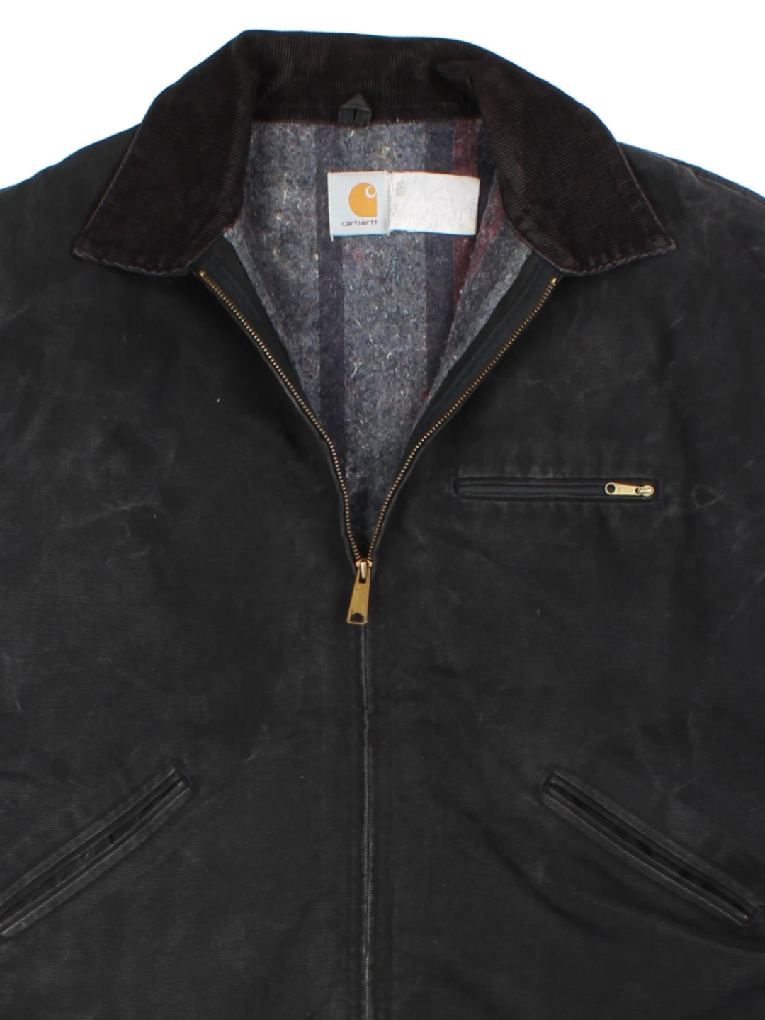 Carhartt Black Blanket Lined Detroit Jacket (Size XXL)