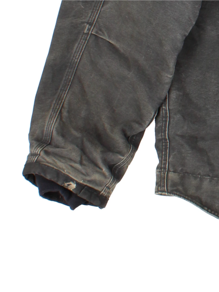 Carhartt Bartlett Grey Sherpa Lined Jacket (Size XXL)
