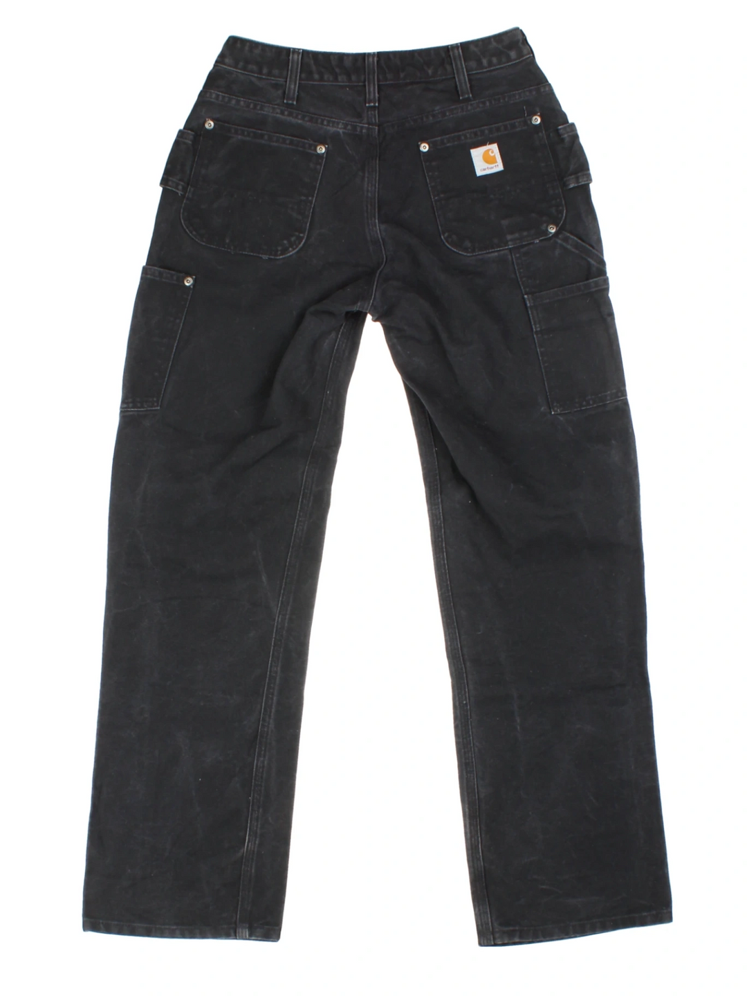 Carhartt Duck Canvas Black Double Knee Trousers (Size XS)