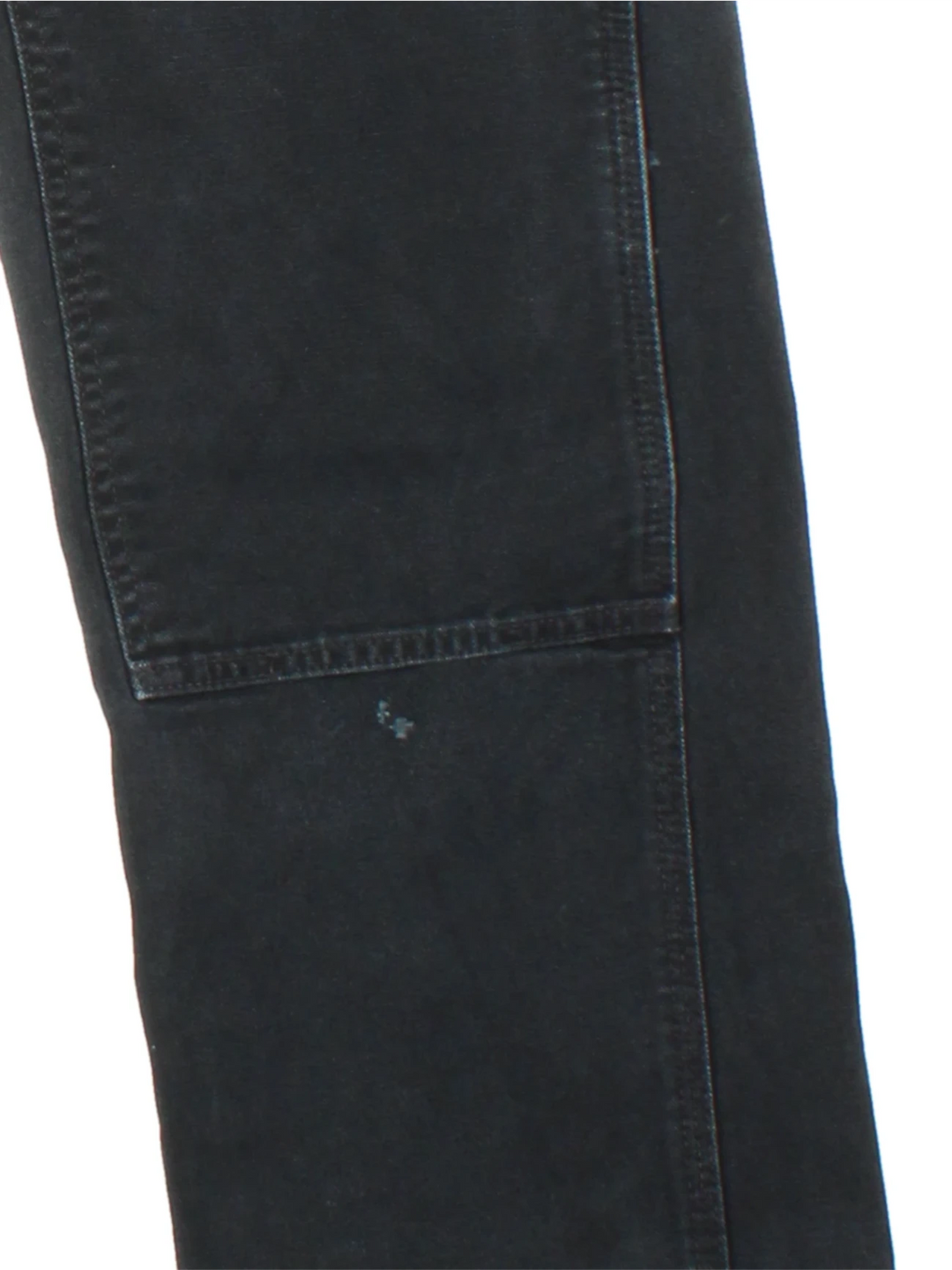 Carhartt Duck Canvas Black Double Knee Trousers (Size S)
