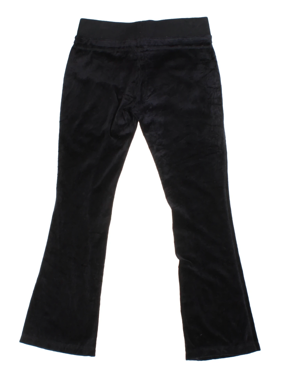 Y2K Juicy Couture Black Velour Tracksuit Bottoms (Size XS)