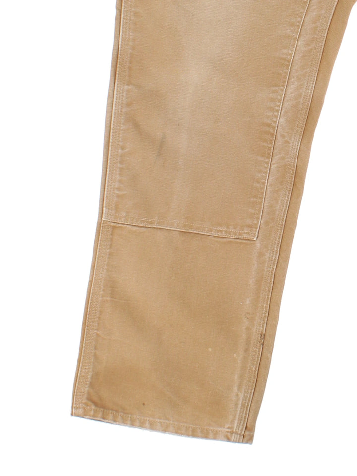 Carhartt Duck Canvas Tan Double Knee Trousers (Size L)