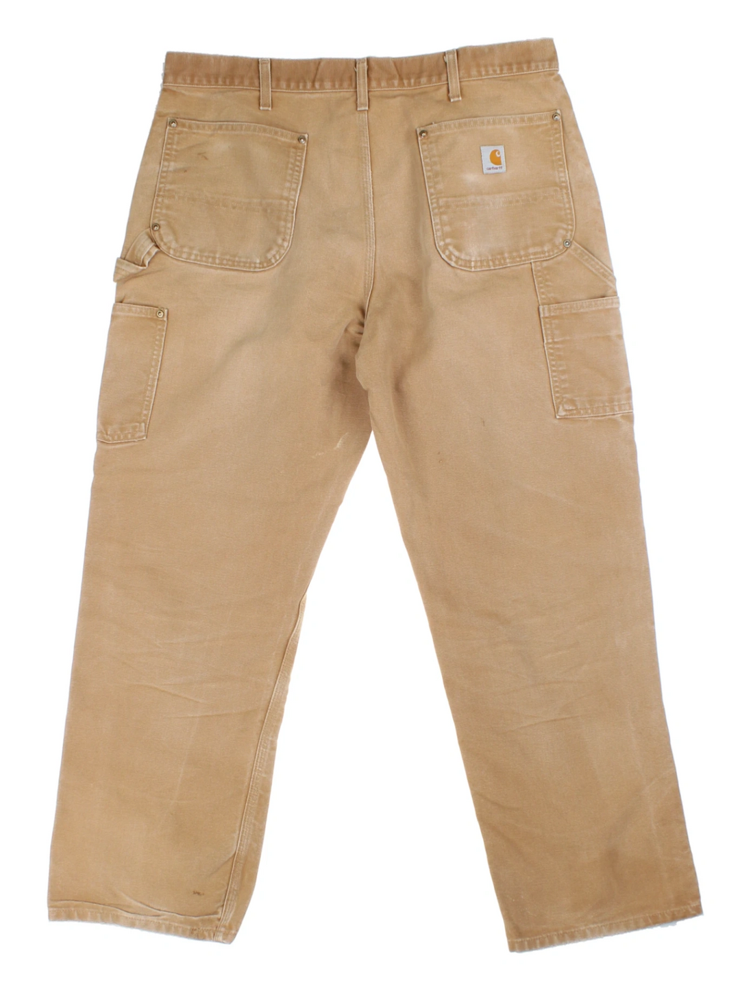 Carhartt Duck Canvas Tan Double Knee Trousers (Size L)
