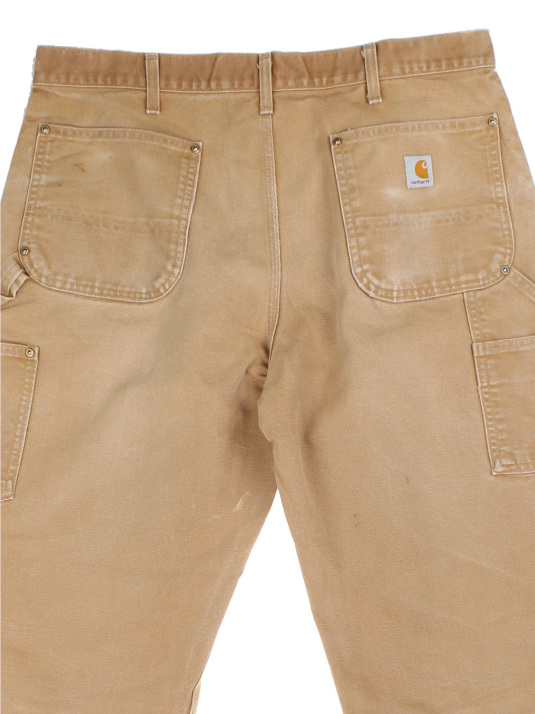 Carhartt Duck Canvas Tan Double Knee Trousers (Size L)