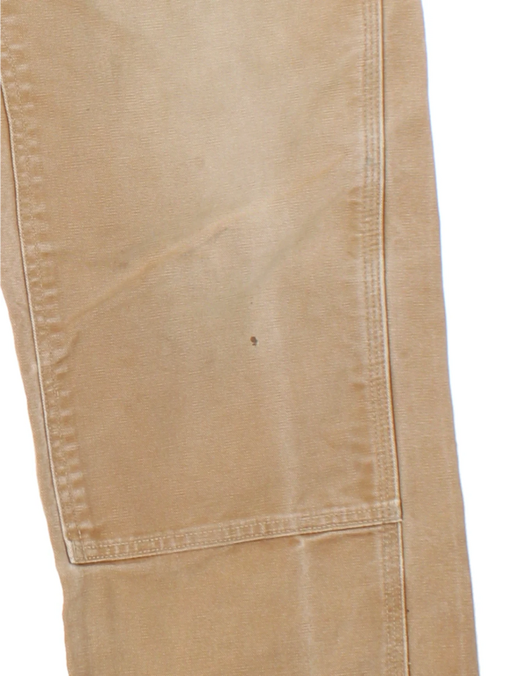 Carhartt Duck Canvas Tan Double Knee Trousers (Size XXL)