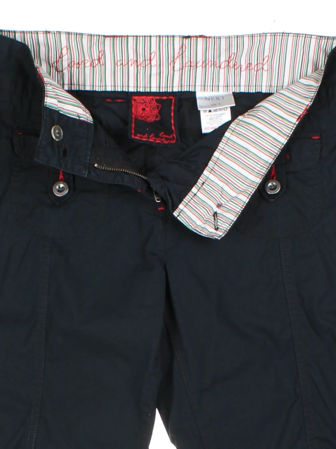 Y2K Cargo Capri Trousers (Size M)