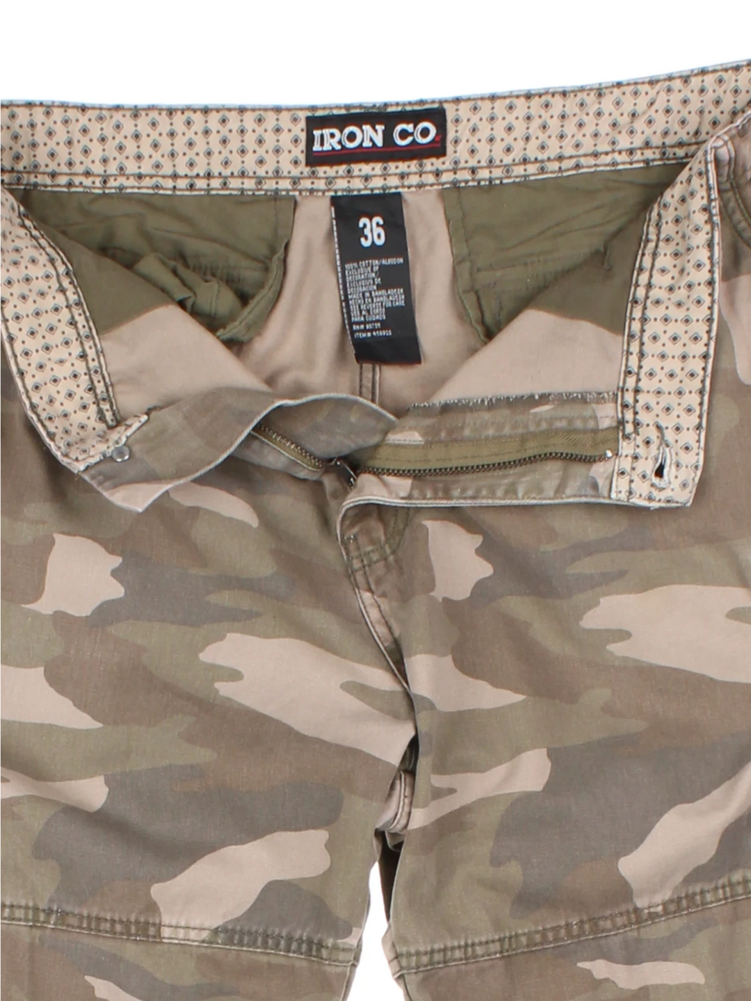 Camo Brown Cargo Shorts (Size XL)