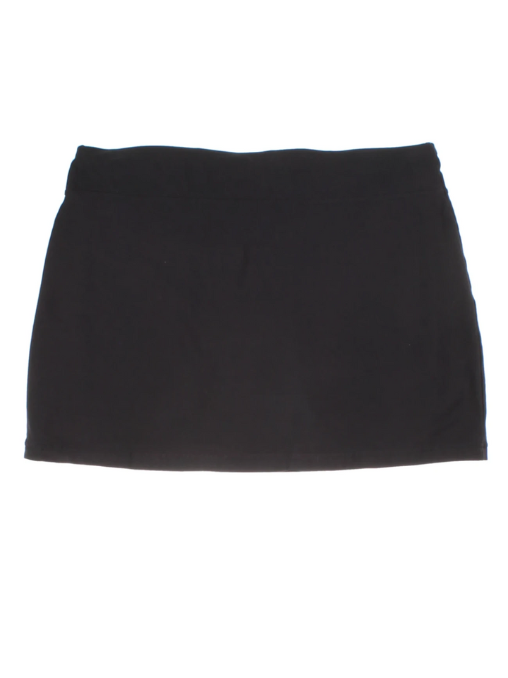 Nike Black Moisture Wicking Mini Skort (Size L)