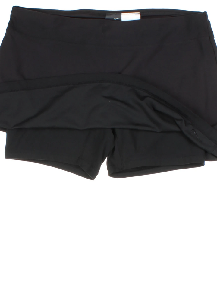 Nike Black Moisture Wicking Mini Skort (Size L)