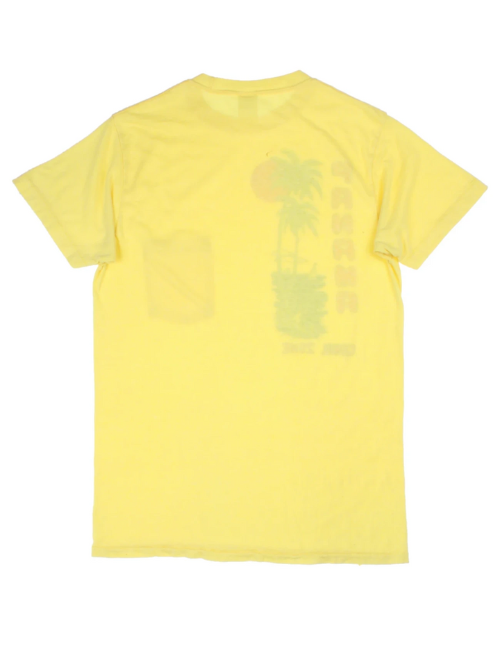 Panama Canal Zone Yellow Graphic T-Shirt (Size XS)