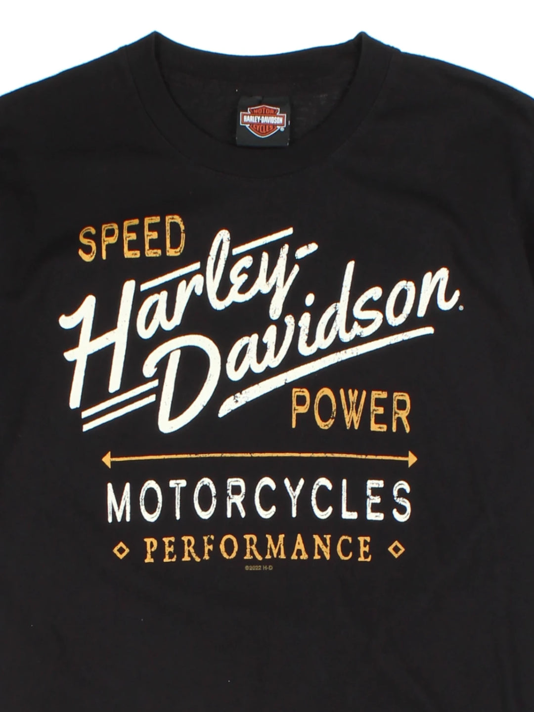 Harley-Davidson Yuba City Black Graphic T-Shirt (Size S)