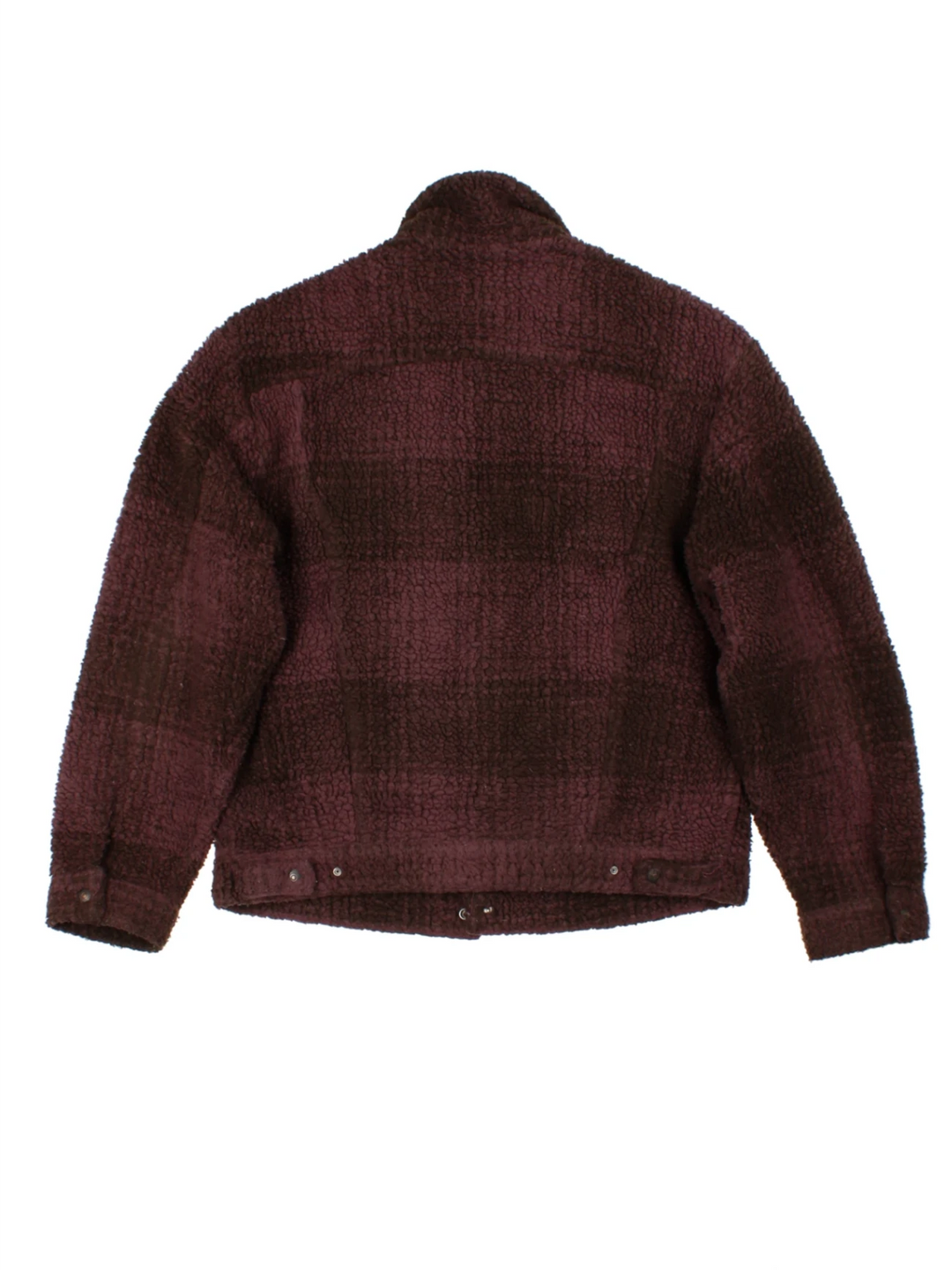 Levi Strauss Burgundy Sherpa Trucker Jacket (Size M)